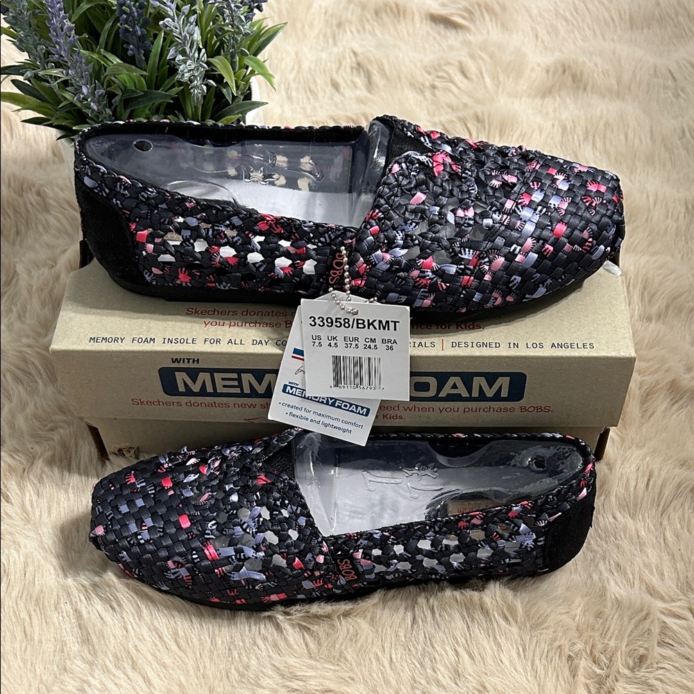 Bobs Patterned Slip-On Shoes